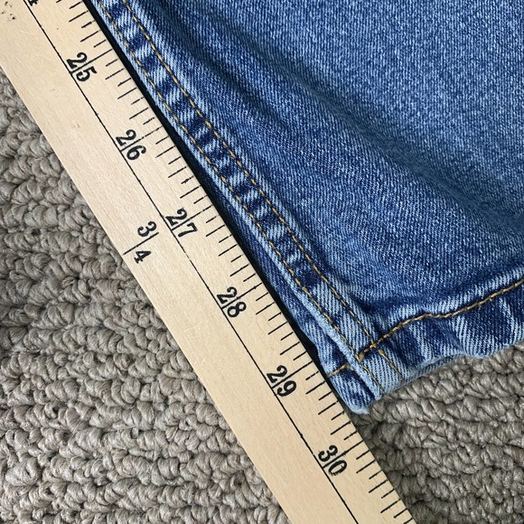 Levi's 550 Mens Jeans Size 38X32 Blue Medium Wash Denim Straight Leg Pockets - Picture 7 of 10